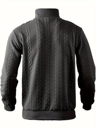 Rafael – Vintage Men's Sweater with Zipper