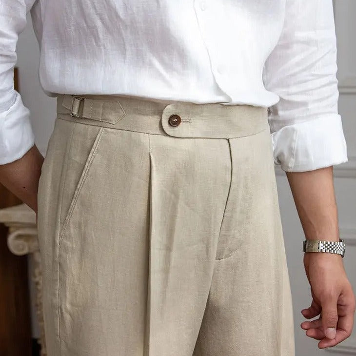 Venice Suit Trousers in Kaki