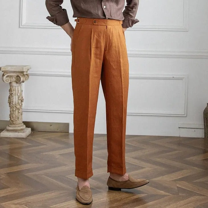 Venice Suit Trousers in Amber