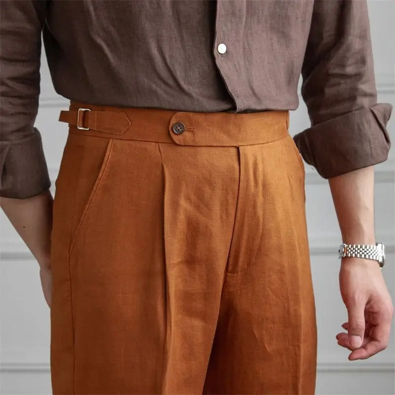 Venice Suit Trousers in Amber