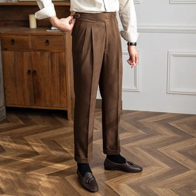 Venice Suit Trousers in Brown