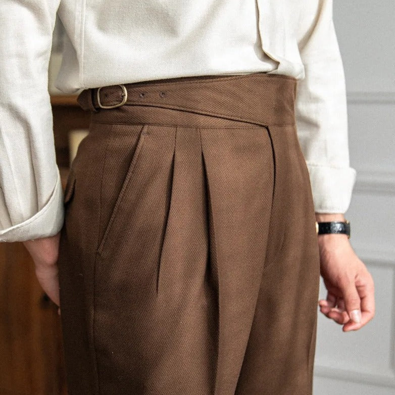 Venice Suit Trousers in Brown