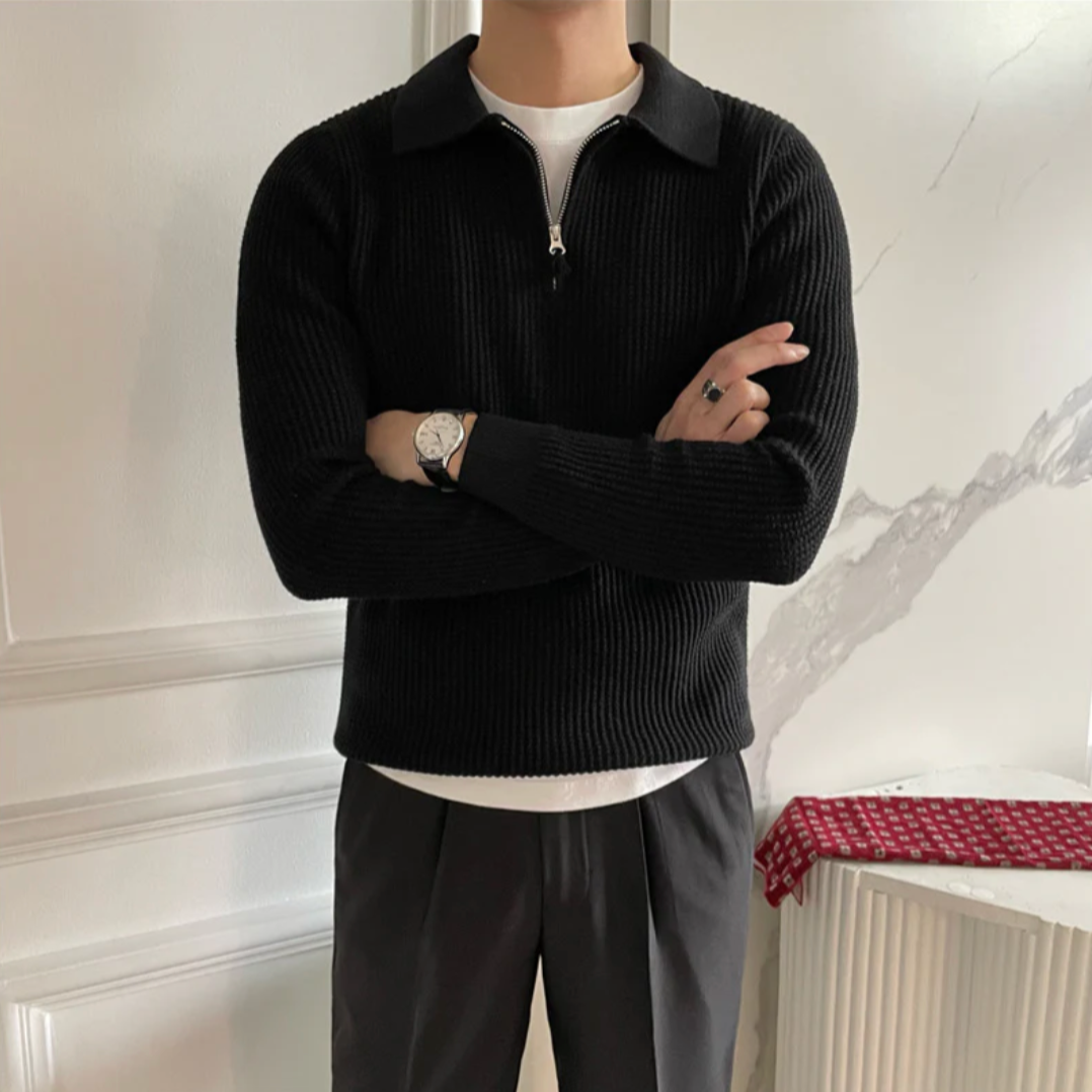 Savio Quarter Zip Sweater