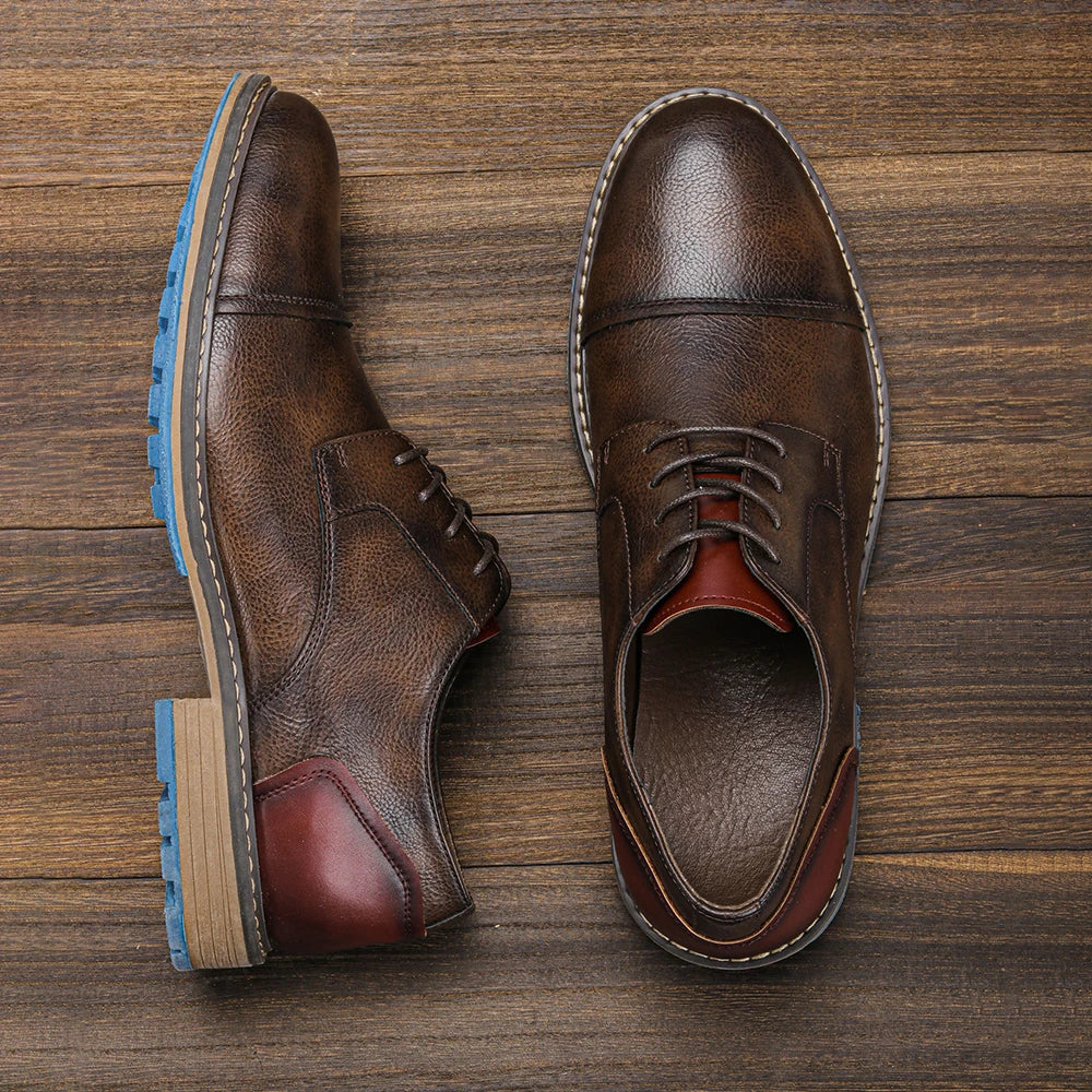 Retro Men's Derby Shoes