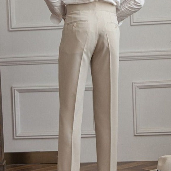 Venice Tailored Trousers in Beige