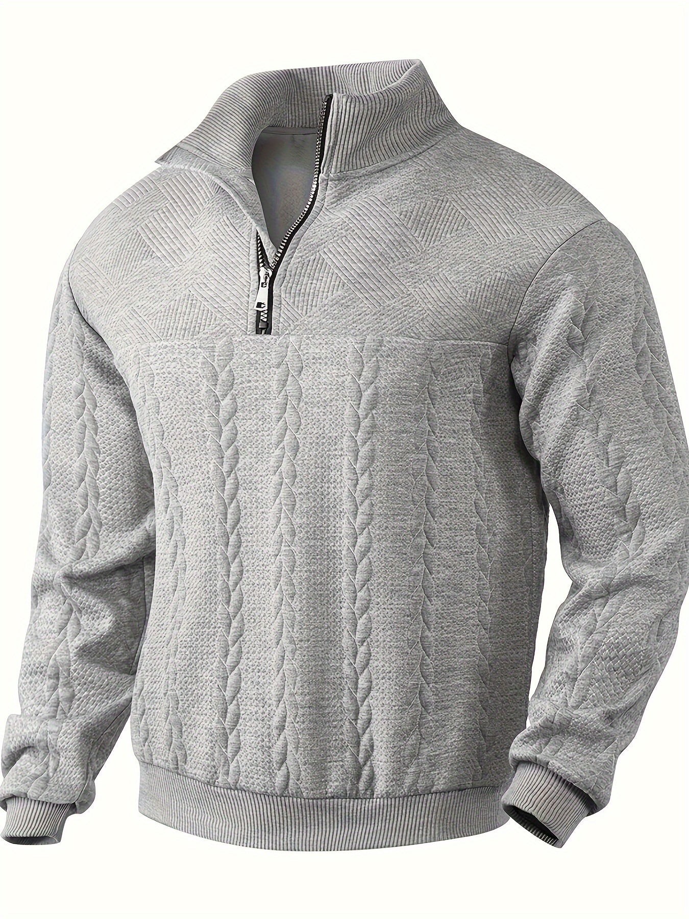 Rafael – Vintage Men's Sweater with Zipper